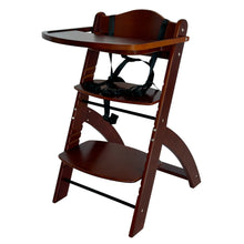 Load image into Gallery viewer, Wooden Adjustable High Chair
