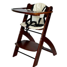 Load image into Gallery viewer, Wooden Adjustable High Chair
