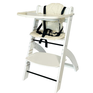 Wooden Adjustable High Chair