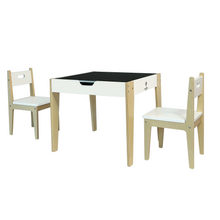 Load image into Gallery viewer, FRODE Wooden Table with Chairs Set for Children.
