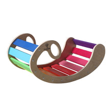 Load image into Gallery viewer, Wooden Motor Rocking Multi-Colored Toy
