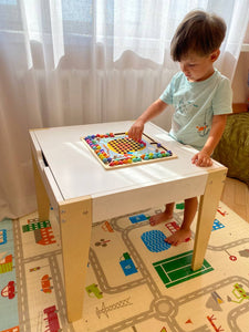 FRODE Wooden Table with Chairs Set for Children.