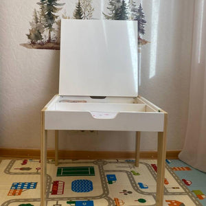 FRODE Wooden Table with Chairs Set for Children.