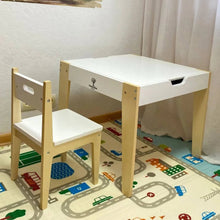 Load image into Gallery viewer, FRODE Wooden Table with Chairs Set for Children.
